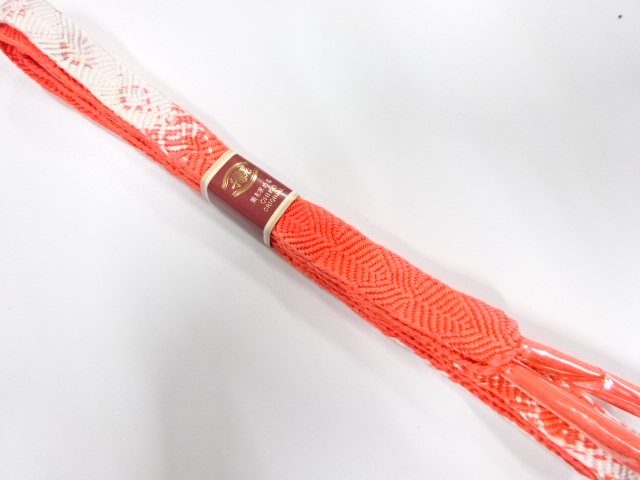 未使用品　正絹　手組帯締め